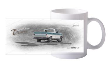 Keramiktasse mit Motiv von Pickup KTaPu2020-12
